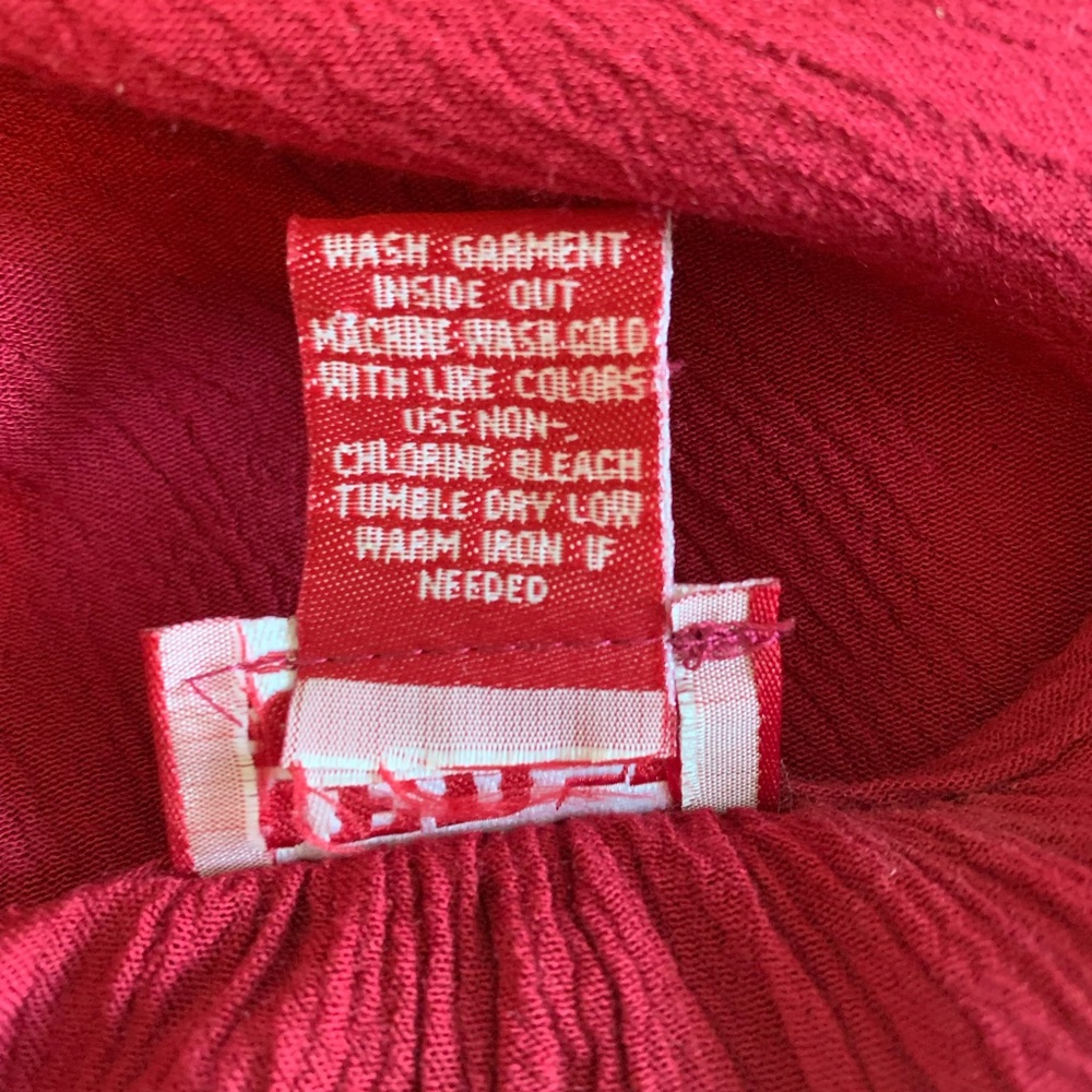 Red Ranch Blouse - Picture 5 of 5